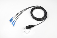 FTTX utilisation sur le terrain fibre optique hermaphrodite interconnecté faisceau étendu série 2 noyaux prise câble de raccordement HXB11/HXB13/HXB15