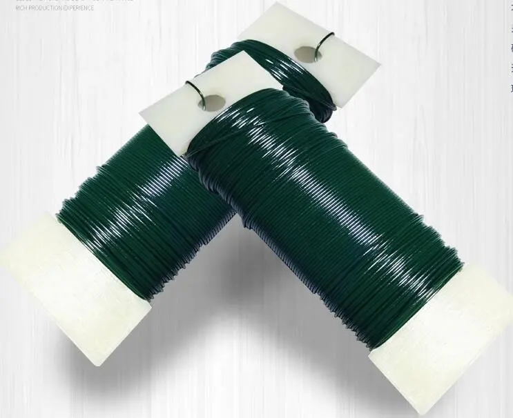 Filo metallico filo floreale flessibile filo da giardinaggio in plastica PVC