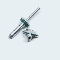 Rivets aveugles en aluminium imperméables à trois plis de 7,7 * 27 avec rondelle en caoutchouc pour bateaux