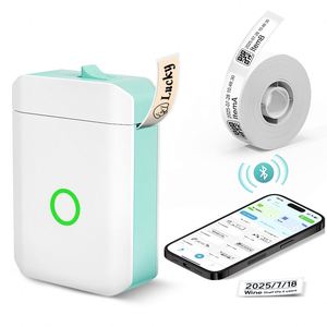 Nueva Impresora de Etiquetas Térmicas Portátil sin Tinta para el Hogar, Niños y Escuela, Impresora de Etiquetas Pequeñas de 203dpi, Compatible con OEM - Product Image 2