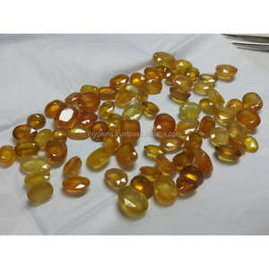 Saphir jaune naturel en vrac, pierre précieuse en verre, taille libre, prix de gros pour la fabrication de bijoux - Product Image 3
