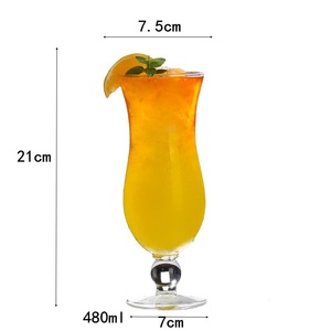 <span class=keywords><strong>Bicchieri</strong></span> <span class=keywords><strong>da</strong></span> Cocktail Hurricane 16oz 480ml in Vetro Senza Piombo Calice per <span class=keywords><strong>Brandy</strong></span> Bicchiere a Tulipano per Birra per Hotel e Ristoranti - Product Image 2