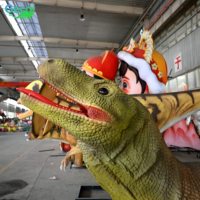 Modèle Animal Animatronic Gecai Modèle grandeur nature Dragon de Komodo