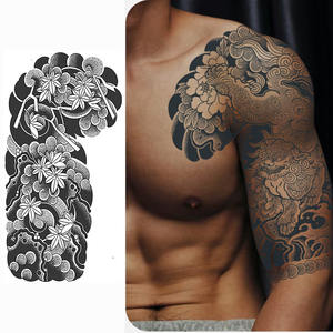 Réaliste Semi permanent poitrine épaule <span class=keywords><strong>tatouage</strong></span> <span class=keywords><strong>homme</strong></span> corps temporaire <span class=keywords><strong>homme</strong></span> <span class=keywords><strong>tatouage</strong></span> 15 derniers jours - Product Image 1