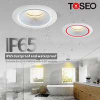 Vente flash : Plafonniers encastrés LED COB 10W IP65 Gu10, ignifuges, en aluminium moulé sous pression, orientables, éclairage ponctuel encastré pour la maison, entrée 12V