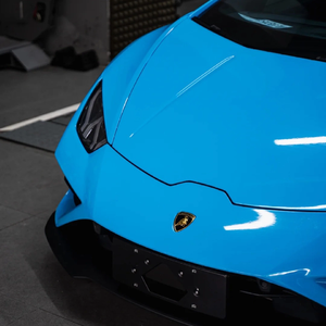 Film de protection de carrosserie en vinyle PET bleu glace, anti-rayures, auto-adhésif, anti-UV, 6,5 mil, 90 % de rejet UV, auto-réparateur, pour changement de couleur de voiture - Product Image 6