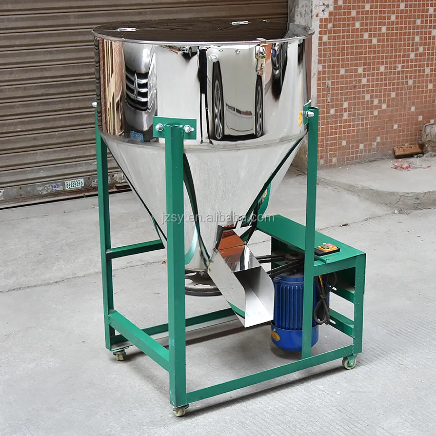 Fodder Mixing Machine/ Animal Feed Mixer/ Vegetable Or Grain Seed Dressing Processing Equipment