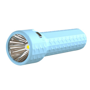 GOLFEIN ไฟฉาย LED แบบชาร์จไฟได้พร้อมการชาร์จ USB สำหรับการตั้งแคมป์กลางแจ้งใช้สวิตช์ปุ่มกดตัวเครื่องพลาสติก - Product Image 5