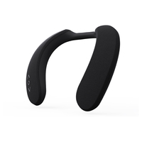Caisson de basses portable en tissu à usage domestique Audio stéréo suspendu Caractéristiques portables Haut-parleur de cou sans fil Haut-parleur de cou portable sans fil