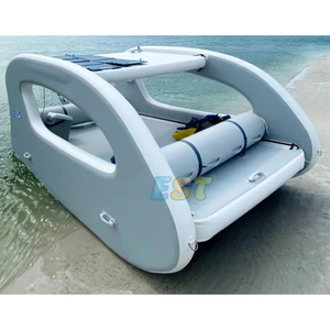 Factory Price Big Game Hover Craft Party <b>House</b> Solar <b>Inflatable</b> Fishing Boat <b>Inflatable</b> Boat - Product Image 6