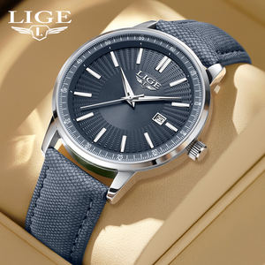 <span class=keywords><strong>Montre</strong></span> en cuir LIGE LG89280 pour homme, analogique, quartz, étanche, lumineuse, design élégant, <span class=keywords><strong>montre</strong></span>-bracelet pour homme, cadeau pour homme - Product Image 1