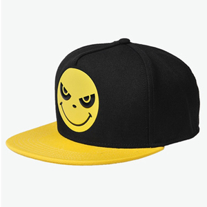 100% cotton 5 panel yellow face screen printing pattern cap - Product Image 6