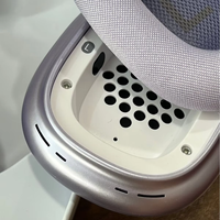 PODS MAX – Casque sans fil supra-auriculaire à réduction de bruit active 1:1 avec panneau de commande à capteur Hall étanche IPX3