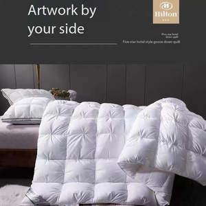 Edredón de Plumón de Ganso de Lujo para Hotel, Cálido y Familiar, 100% Algodón, Lavable a Máquina, con Relleno de Plumón Blanco - Product Image 5