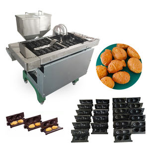 Máquina automática para hacer Pasteles manju a gas, máquina para hacer pasteles de Corea, máquina de llenado de crema para pasteles - Product Image 1
