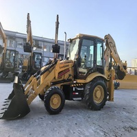 Backhoe Loader Liugong 777A Berkualitas Tinggi Buatan China 8 Ton Mesin Konstruksi Excavator Depan Loader Belakang Multifungsi