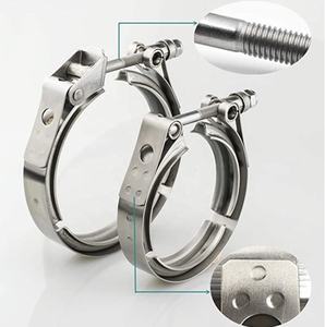 Collier de serrage universel en acier inoxydable 304 de 3 pouces pour tuyau d'échappement, type <span class=keywords><strong>V</strong></span>-<span class=keywords><strong>Band</strong></span>, pour polissage haute performance - Product Image 1