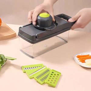 Wholesale Multifunctional 14 in 1 Fruit <b>Vegetable</b> Onion Slicer Dicer Spiralizer Shredder Hand Graters <b>Vegetable</b> <b>Chopper</b> Cutter - Product Image 4