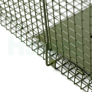 Haierc büyük canlı hayvan tuzağı yakalamak serbest insancıl kemirgen kafes katlanabilir tuzak kafesi - Product Image 4