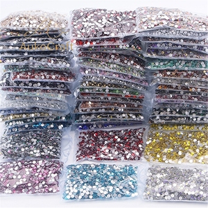 Strass non thermocollants en gros Ss6, Ss10, Ss16, Ss20, Ss30, Ss34, Ss40 en verre cristal, pierres à dos plat <span class=keywords><strong>pour</strong></span> nail art - Product Image 4