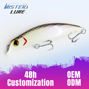 เหยื่อปลอม MISTER LURE 75 มม. 7.<span class=keywords><strong>3</strong></span> กรัม ผลิตในญี่ปุ่น แบบลอยน้ำ  เหยื่อปลอมชนิดมินโนว์  เหยื่อแข็ง  วัสดุพลาสติก  สำหรับตกปลา - Product Image 1