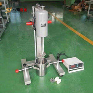 Homogénéisateur mobile à levage électrique/manuel pour laboratoire d'encre liquide, mélangeur à cisaillement élevé - Product Image 3