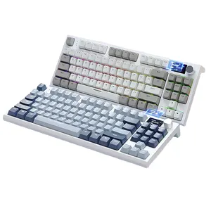 PCTENK XK86 Jogo Sem Fio Teclado PBT Fabricante Personalizado teclado mecânico swappable quente