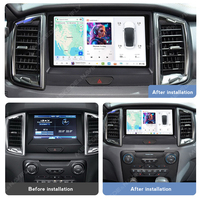 Reproductor de DVD para Auto DUDUAUTO, Radio con Pantalla Táctil Android, Resolución 2K, Navegación GPS, Premium para Ford Ranger 2015-2020 FU31