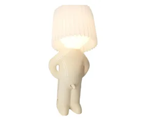 Lampu malam Led portabel anak laki-laki, dekorasi Interior rumah samping tempat tidur dewasa, lampu malam kreatif nakal pengisian daya