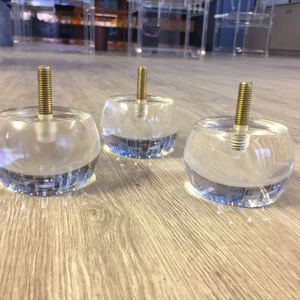 Modern Clear Acrylic Furniture Legs Transparent Furniture Fittings for Cabinets <b>Beds</b> <b>End</b> Tables Footstools-Wholesale - Product Image 5