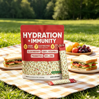 Poudre de boisson électrolytique hydratante à marque privée pour le système immunitaire, mélange de poudre électrolytique, fournisseur GMP