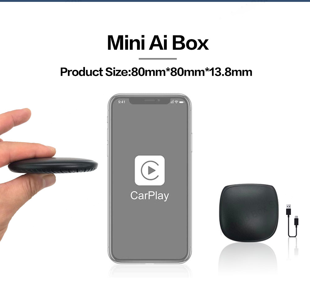 【Carplay AI BOX】UX999 Pro UX999 Pro Wireless CarPlay Ai Box - Multimedia Android Player for