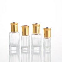 Botol Roll On Minyak Atsiri Kaca Oktagon Bening Kosong Grosir 3ml 6ml 9ml 12ml