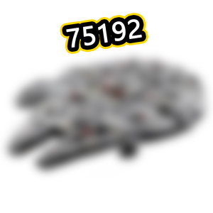 75192 Millennium Ultimate Astronave in Plastica 7541 Pezzi Blocchi da Costruzione Falcon Giocattoli Creativi ad Alta Difficoltà per Bambini - Product Image 1