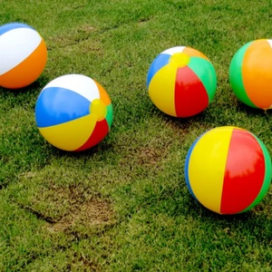 ลูกบอลชายหาดพีวีซีแบบคลาสสิก 6 สี ปรับแต่งได้ สำหรับห่วงยางว่ายน้ำ - Product Image 5