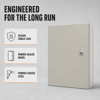 Boîtier de distribution mural extérieur en fer, étanche IP65, pour usage industriel en usine, dimensions personnalisées, toutes dimensions possibles