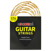 GS AC BRSS HD D0100H7XXCX 6-String Acoustic Guitar Medium Gauge Steel Carbon Core Bright Powerful Tone Instrument Accessory