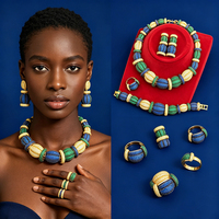 Ensemble de bijoux de luxe en cuivre et zircon T462A, 4 pièces, pour femmes, mariage, demoiselle d'honneur, collier, boucles d'oreilles, bracelet, bague, ensemble de fête