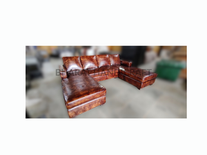 Sofá de Cuero en Forma de L, Diseño Tapizado de Lujo, Asientos Espaciosos y Cómodos, Estilo Moderno y Duradero, Perfecto para la Sala de Estar - Product Image 4