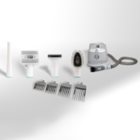 Nouveaux produits 50W chien chat coupe-ongles Kit de toilettage pour animaux de compagnie tondeuse à air nettoyant électrique rasoir à cheveux Kit d'aspirateur de toilettage pour animaux de compagnie