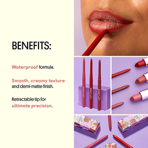 10 Farben Natural Nude bis Dark Wasserdicht Langlebig No Fade Soft Pencils Lippenstift Make-up Geschenkset für die tägliche Reise Party Arbeit - Product Image 6