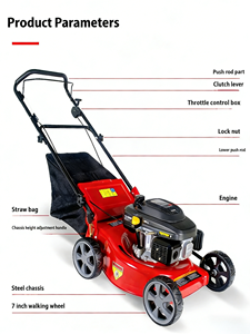 Cortadora de Césped Autopropulsada de Gasolina de 20 Pulgadas y 4 Tiempos de Alta Productividad con Diseño Portátil para Uso Doméstico - Product Image 2