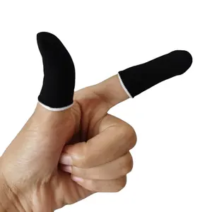 finger cot ultra บาง Suppliers-Finger Cots King Glory อุปกรณ์สวมนิ้วเล่นเกม,อุปกรณ์สร้างตำแหน่งในการเดินกันลื่นทำจากคาร์บอนไฟเบอร์แบบบางพิเศษถุงมือเล่นเกมกินไก่