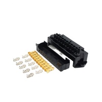 Boîtier de fusibles universel 10 circuits, bloc de relais et de fusibles automobile, boîtier de fusibles en plastique durable pour système électrique de véhicule