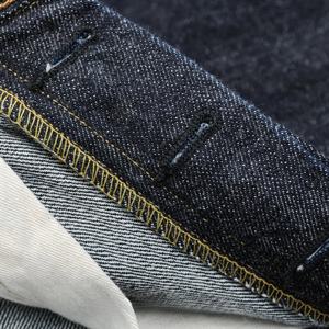 جينز عالي الجودة مخصص 14-16 أونصة جينز قطني ثقيل الوزن Selvedge جينز دنيم - Product Image 5