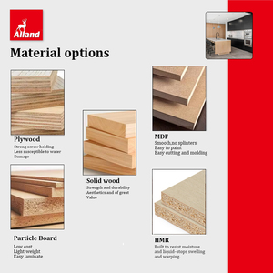 AllandCabinet Armadio da Cucina Europeo con Ante a Filo, <span class=keywords><strong>Laccato</strong></span> Opaco 2 Pac, Senza Maniglie, con Pannello in <span class=keywords><strong>MDF</strong></span> e Compensato - Product Image 5