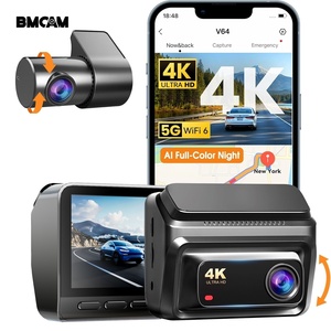 Caméra <span class=keywords><strong>embarquée</strong></span> avec WiFi 4K+1080P, vision nocturne, écran IPS 3 pouces, grand angle, enregistrement en boucle avant et arrière, capteur G 3D, boîte noire de <span class=keywords><strong>voiture</strong></span> - Product Image 1