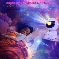 Projecteur de lumière nocturne Galaxie Astronaute avec télécommande, lampe de projection de nébuleuses et d'étoiles pour chambre à coucher, cinéma maison et décoration de plafond