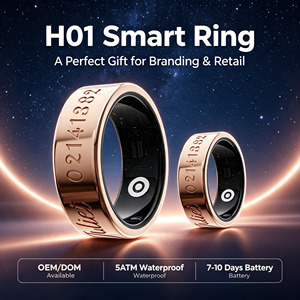 ของขวัญวันวาเลนไทน์สุดน่ารัก สมาร์ทริงติดตามสุขภาพ กันน้ำ IP68 วัดอัตราการเต้นของหัวใจและตรวจสอบการนอนหลับ สำหรับผู้ชายและผู้หญิง รุ่นโรมัน - Product Image 5