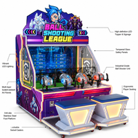 Jeu d'arcade de tir de balles à écran 65 pouces pour 4 joueurs, équipement de récompense commercial pour centre de divertissement familial